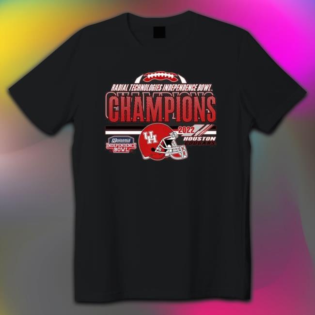 Houston Cougars Football 2022 Radiance Technologies Independence Bowl Champions Sweaters