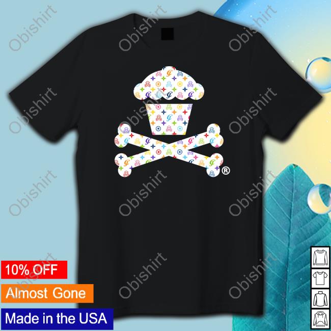 Colorful Chewy Crouton Crossbones Sweatshirt Johnny Cupcakes Store