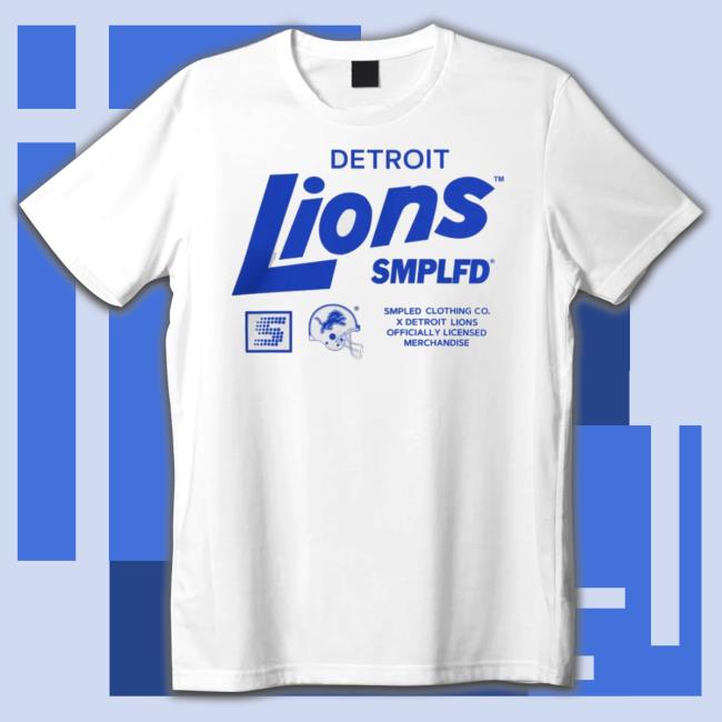 Detroit Lions Smplfd Crewneck Sweatshirt