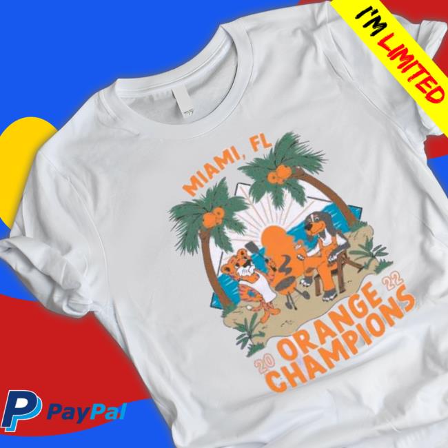 Orange 2022 Champions Miami Fl Tee Shirt Orange 2022 Champions Miami Fl Tee Shirt