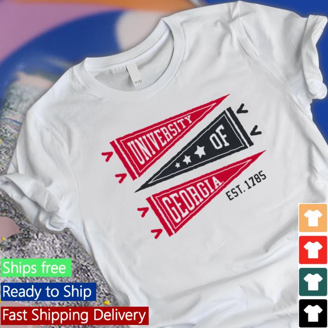 Premium Georgia Collegiate Pennant Est 1785 T-Shirt