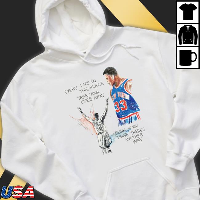 M&N X Br Ewing Charcoal Drawing Every Face In This Place Take Your Eyes Away Long Sleeve Shirt