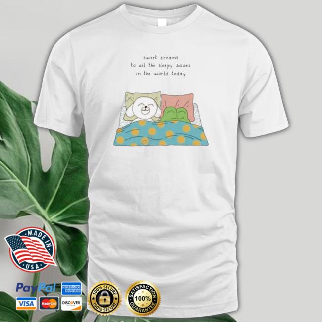 Official Sweet Dreams To All The Sleep Babes In The World Today Tee Shirt Sweet Dreams To All The Sleep Babes In The World Today Shirts