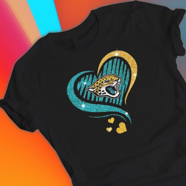 Jacksonville Jaguars Heart Diamond 2023 Sweatshirts