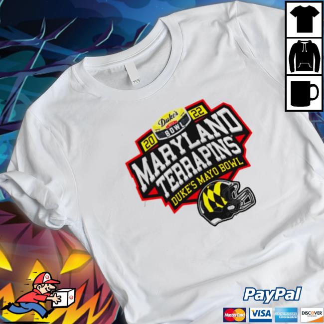 Official 2022 Duke’S Mayo Bowl Maryland Terrapins Logo Tee