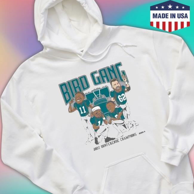 Philadelphia Eagles Bird Gang 2022 Conference Champions Tee