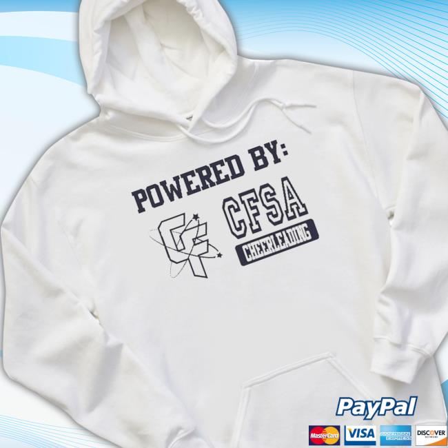 Powered By Cfsa Cheerleading Sweatshirt