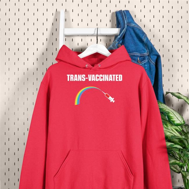 Alex Strenger Black Trans Vaccinated Shirt