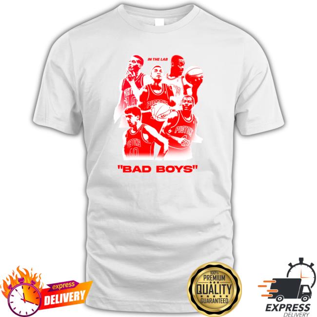 Detroit Pistons In The Lab The Legends Bad Boys T-Shirt