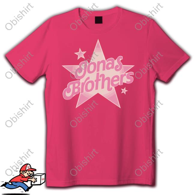 Jonas Brothers Merch Pink Stars T Shirt
