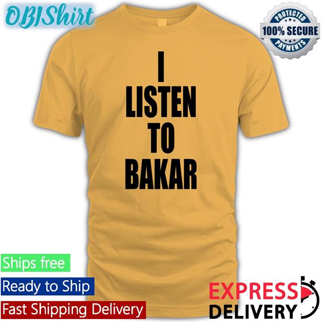 I Listen To Bakar Hoodied Sweatshirt