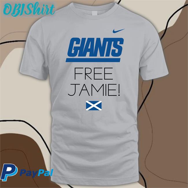 Giants Free Jamie Scottish Flag Shirt
