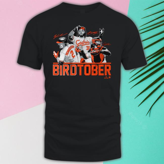 Adley Rutschman Gunnar Henderson Cedric Mullins Birdtober Hoodie