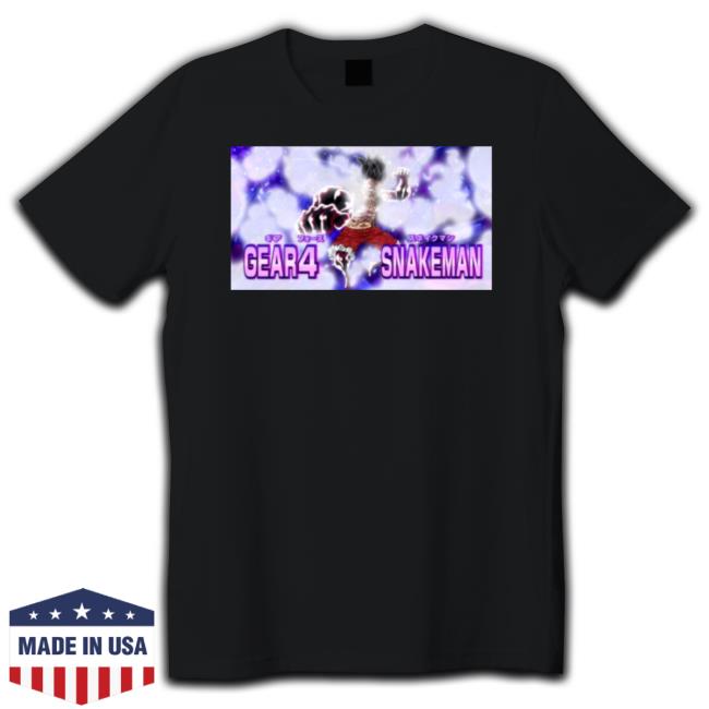 Monkey D Luffy Gear 4 Snakeman Tee Shirt