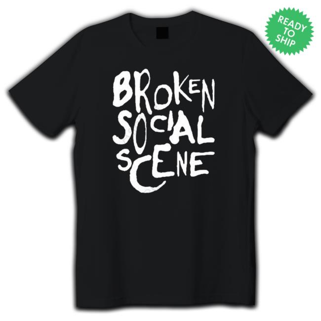 Broken Social Scene Ink Drip Broken Social Scene Hoodie