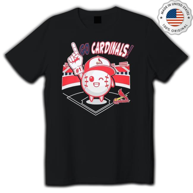 St. Louis Cardinals Navy Ball Boy Go Cardinals Shirts