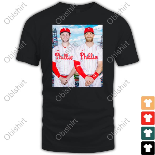 Trea Turner Is A Phillie T Shirt Justin Turner & Trea Turner Trea Turner Is A Phillie Hoodied Sweatshirt