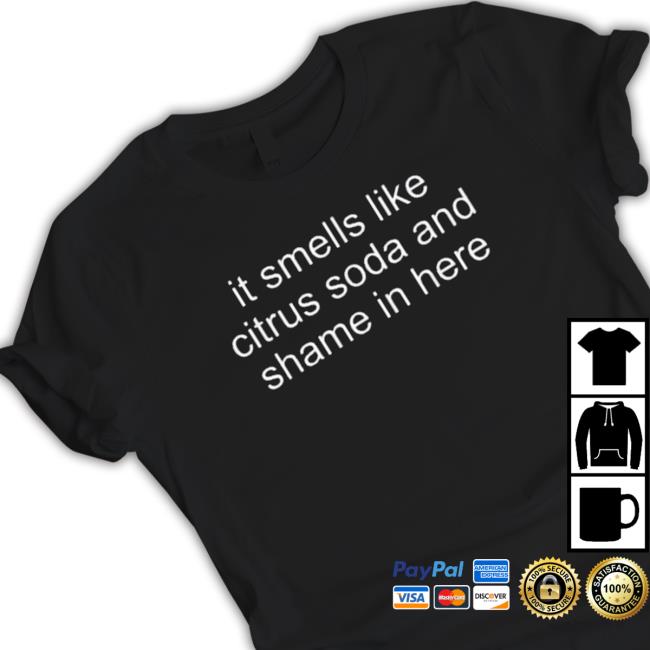 It Smells Like Citrus Soda And Shame In Here Convention Crewneck Sweatshirt