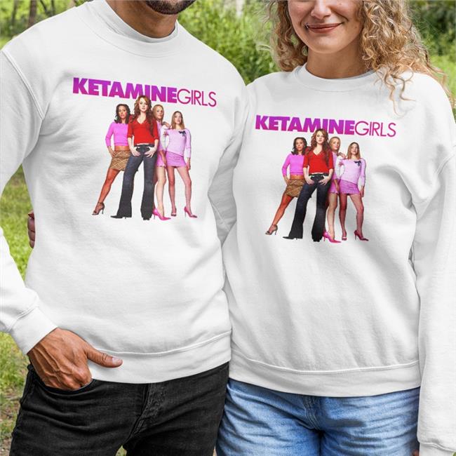 Shirts That Go Hard Ketamine Girls Long Sleeve T Shirt Grey