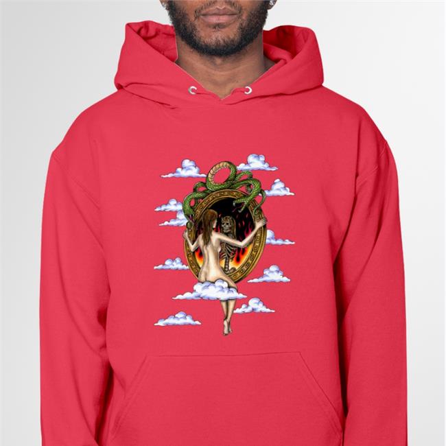 Marcos Alvarado Mirror Mirror In The Sky Ice Blue Tee Shirt