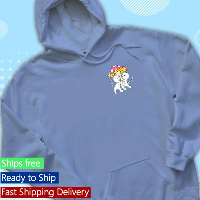 Official Ripndip Sharing Is Caring Blue Mineral Wash Boyfriend Classic Shirt