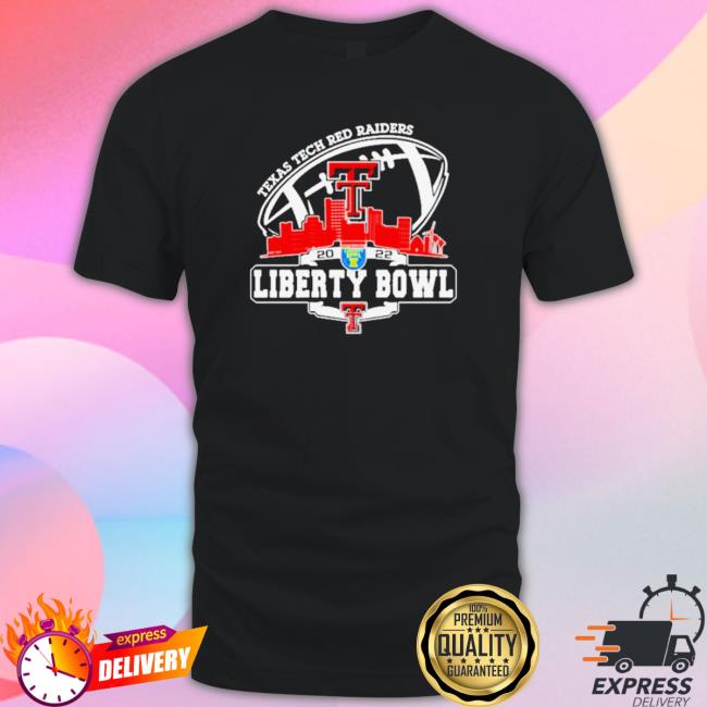 Official Texas Tech Red Raiders Logo Liberty Bowl City 2022 Champions T-shirt