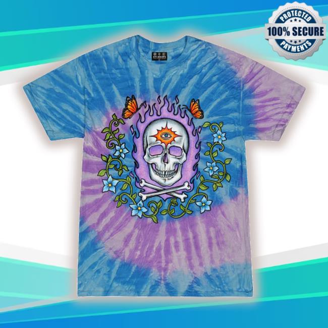 Marcos Alvarado Flaming Skull T-Shirts