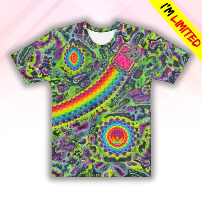 Official Jhudson Tie Dye Dye-A Cat Print Shirts