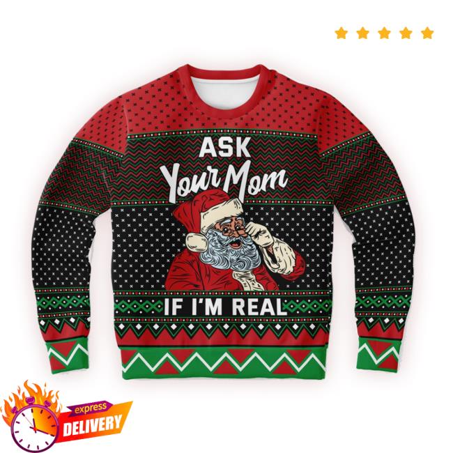 Kayzers Funny Santa Saying Christmas Ugly Christmas Sweatshirt