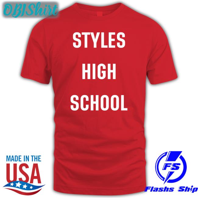 Mitch Wearing Styles High School Shirt