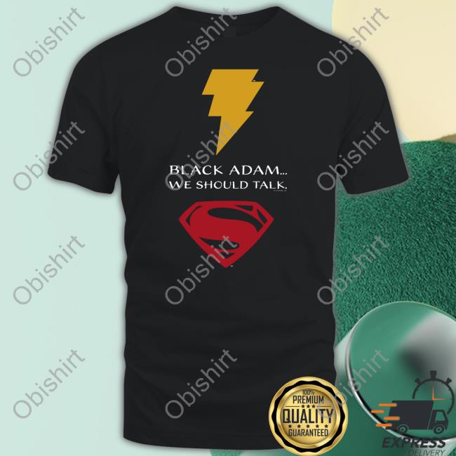 Black Adam We Should Talk Long Sleeve T Shirt Dceu