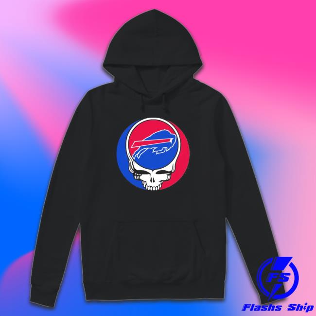 Grateful Dead Buffalo Bills Crewneck Sweatshirt Grateful Dead Buffalo Bills Long Sleeve Shirt