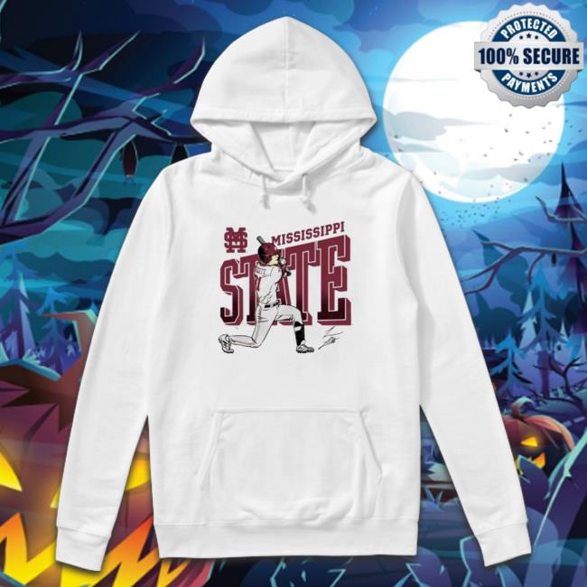 Premium Mississippi State Bulldogs Tanner Leggett Homerun Silhouette Crewneck Sweatshirt