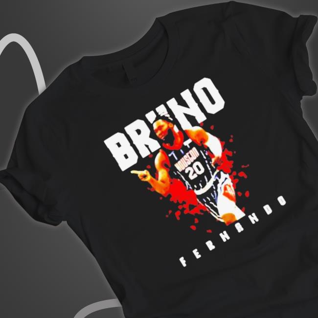Official Bruno Fernando Houston Rockets Basketball Player Shirt