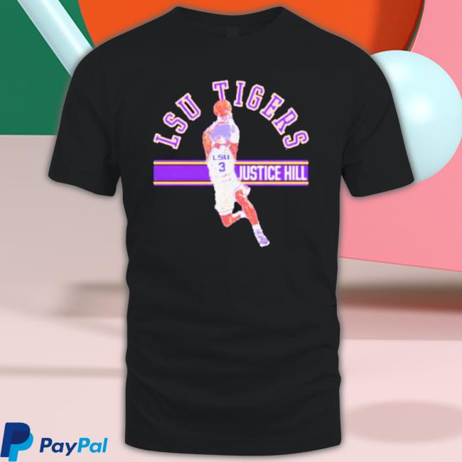 Lsu Tigers Justice Hill Dunk T-shirt