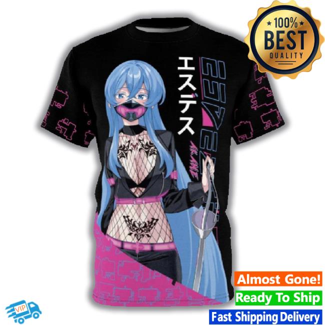 Esdeath - Cyberpunk - Akame Ga Kill Anime Girl Unisex Aop Cut & Sew 3D Hoodie Sweatshirt