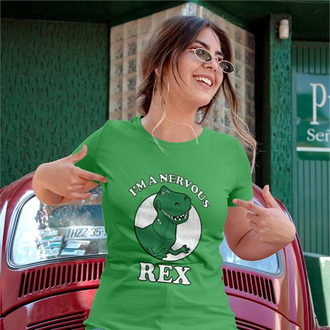 Pixar Toy Story I'm A Nervous Rex Shirt