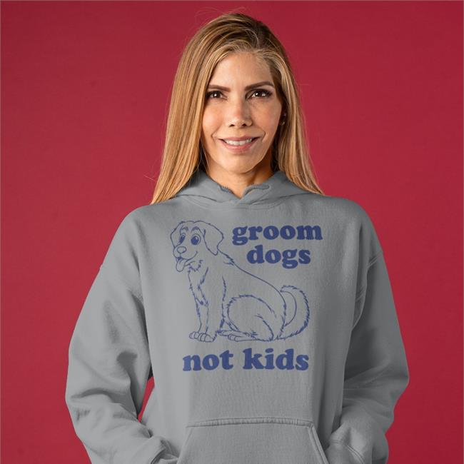 Groom Dogs Not Kids Tee Shirt