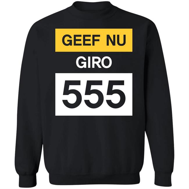 Geef Nu Giro 555 Shirt Jelle BrandtCorstius Geef Nu Giro 555 Shirt Jelle BrandtCorstius