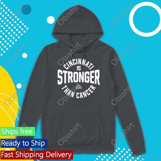 Cincyshirts Cincinnati Is Stronger Than Cancer Tee Shirt