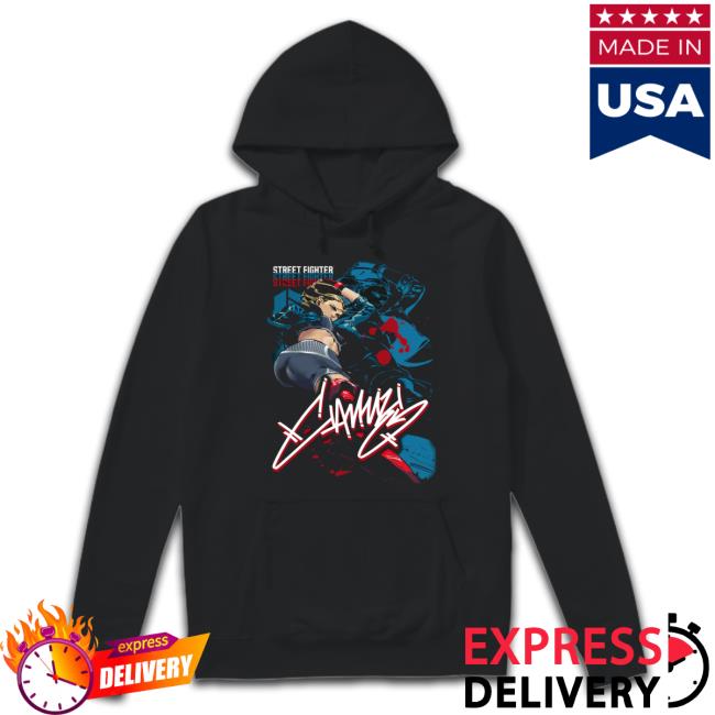 Capcom Sf6 Cammy Oversized Print Tee Shirt