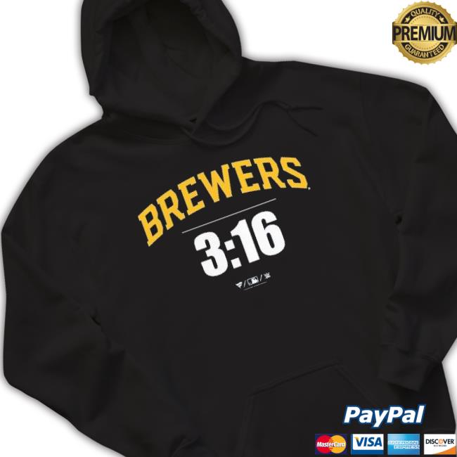Milwaukee Brewers Branded 3 16 shirt Milwaukee Brewers Branded 3 16 shirt