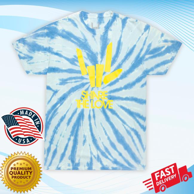 Share The Love Tie Dye Funny