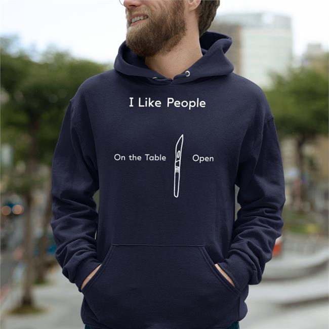 Shirts With Threatening Auras I Like People On The Table Open Tee Disturbingshirt