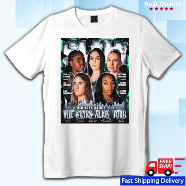 Slam 246 New York Liberty Shirt New York Liberty Cover Slam 246 Hoodied Sweatshirt