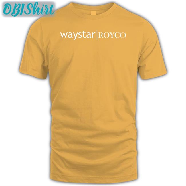 Dorian Wearing Waystar Royco Shirts