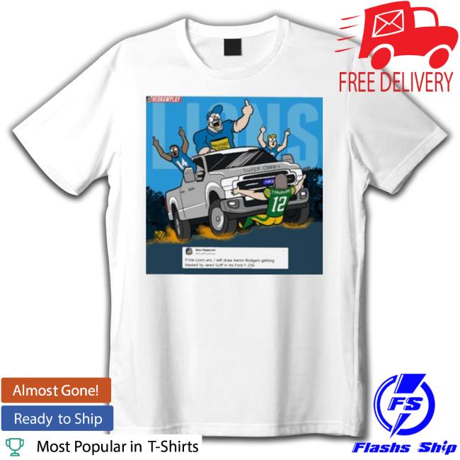 Official Aaron Rodgers Getting Blasted By Jared Goff Long Sleeve Shirt