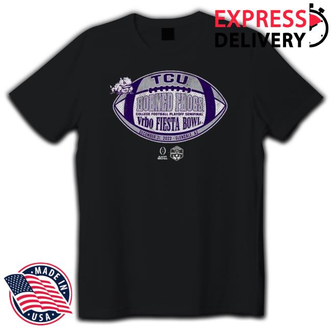 Official Tcu Horned Frogs 2022 College Football Playoff Vrbo Fiesta Bowl Bound Retro Crewneck Sweatshirt Official Tcu Horned Frogs 2022 College Football Playoff Vrbo Fiesta Bowl Bound Retro Sweatshirts