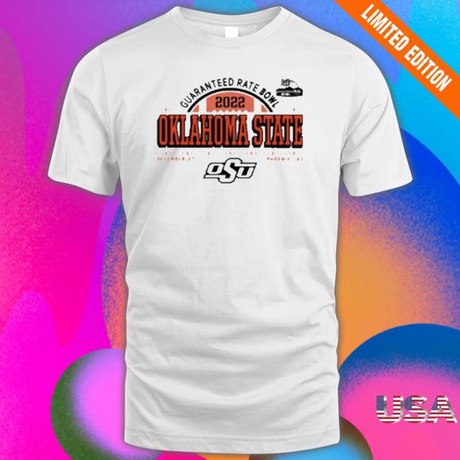 Official Oklahoma State Cowboys Orange Guaranteed Rate Bowl Bound T-Shirt