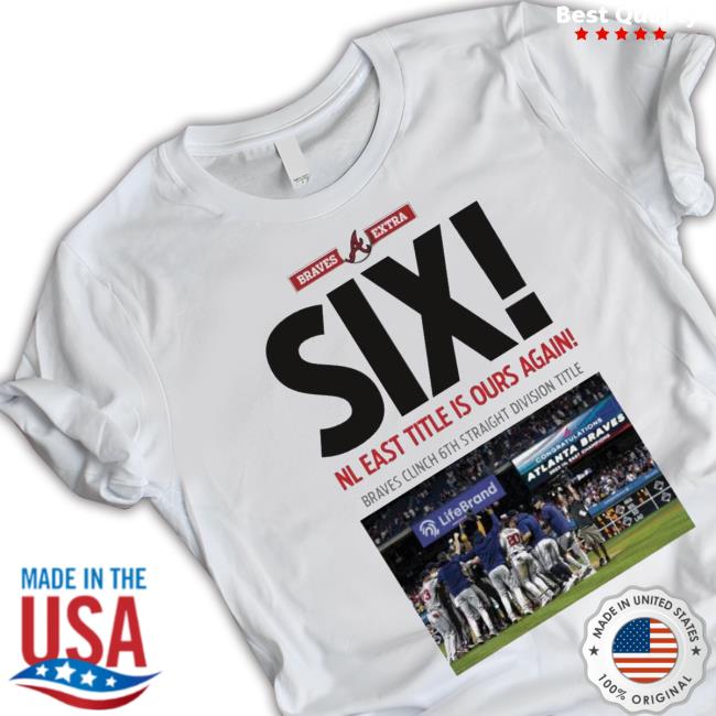 Atlanta Braves Extra Six NL East Titles Is Pure Again Tank Top
